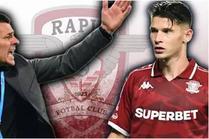 Ce s-a întâmplat între Gâlcă și Alex Dobre la primul antrenament al Rapidului după scandal. Ultim avertisment de față cu tot lotul! Exclusiv