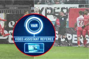 Ce prevede protocolul VAR pentru anularea unui gol. Sebastian Colțescu a intervenit peste Rareș Vidican în Rapid – Dinamo 2-1