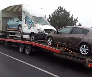 Doar o neregulă la platforma din imagine, care se pregătea să intre în România, au găsit polițiștii maghiari. Șoferul, lăsat să meargă mai departe