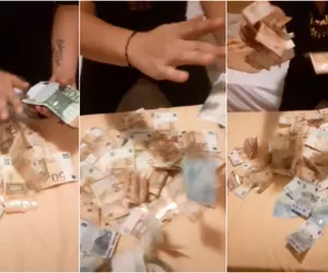 VIDEO / Româncă filmată cum numără mii de euro, arestată pentru o fraudă de 15 milioane de euro, în Italia
