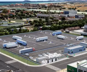 Cel mai mare centru de încărcare pentru camioane electrice din Spania: Conexiune de 4MW pentru 48 de vehicule simultan