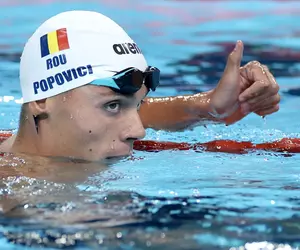 Cine transmite la TV și la ce oră e finala în care înoată David Popovici, la 100 m liber, la Campionatele Europene