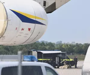 O dronă cu încărcătură explozibilă a fost găsită pe aeroportul din Leipzig, lângă 4 avioane ucrainene de tip Antonov