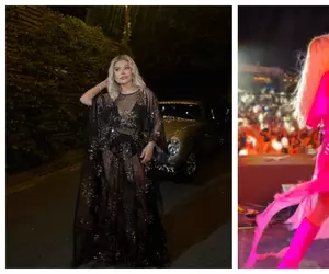 Imagini cu Loredana Groza pe scena din Bacău. Artista și-a etalat ținuta sumară la Festivalul Young Island