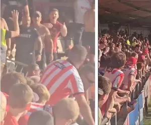 Scene îngrozitoare în timpului meciului din Europa League » În urletele copiilor speriați, suporterii au fugit pe gazon de teama ultrașilor bulgari