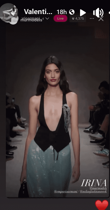 Irina Motoc prezentare la Milano