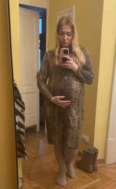 Cristina Cioran însărcinată