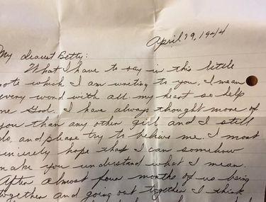 Povestea Din Spatele Unei Scrisori De Dragoste Scrisă In 1944