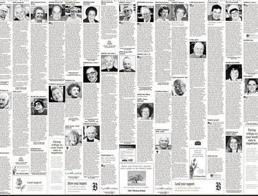 Moartea Ocupă Ziarul Cotidianul Boston Globe A Publicat Duminică 21 De Pagini Cu Anunțuri Despre Decese Stiri știri Externe Libertatea Libertatea