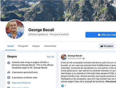 Gsp Gigi Becali și A Făcut Pagină De Facebook și A Cerut Companiei Lui Zuckerberg Să șteargă Toate Conturile False Care I Folosesc Numele Libertatea