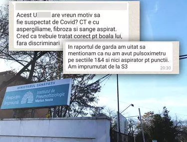Mesaje Intre Medici Cu Haosul È™i Lipsurile De La Institutul M Nasta In Timpul Pandemiei Covid 19 Libertatea