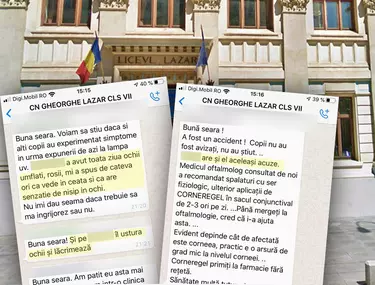 ma ustura ochii si imi lacrimeaza
