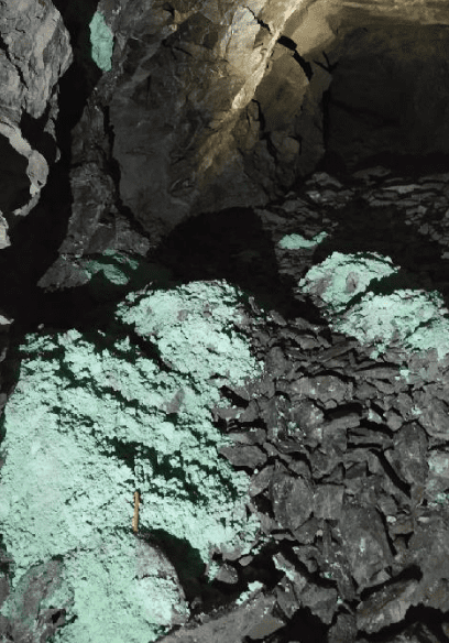 minerale pulverulente, de oxid de nichel