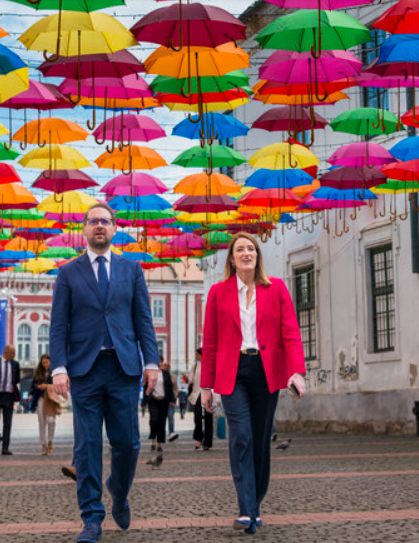 Roberta Metsola și Dominic Fritz  -5