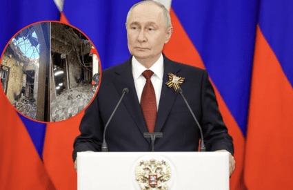 Putin, prima declarație despre originea dronei căzute la Galați