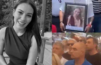 Imagini sfâșietoare de la înmormântarea lui Ece Irtem. Mama actriței, răpusă de durere la căpătâiul fiicei sale