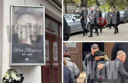 Imaginile durerii de la înmormântarea lui Horia Moculescu. Cum arată locul de veci al regretatului compozitor