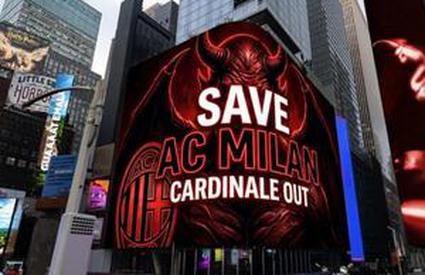 Protest original contra patronului clubului » Fanii s-au hotărât să cumpere spațiu publicitar în Time Square!