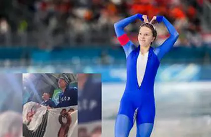 Imagini scandaloase la Jocurile Olimpice de iarnă » Ce au afișat susținătorii Rusiei, deși steagul țării E INTERZIS