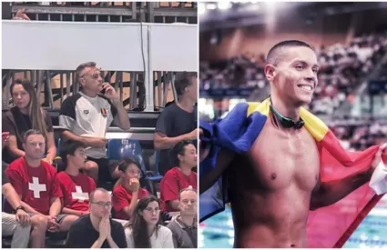 Cum a trăit tatăl lui David Popovici finala la 100 de metri liber? Mihai Popovici, cu sufletul la gură în timp ce David scria istorie