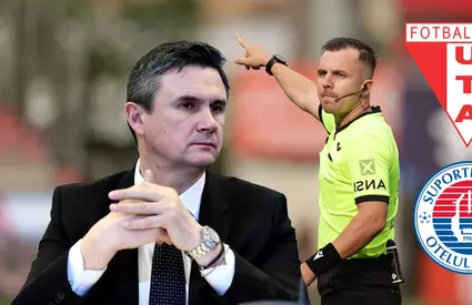 Vadana a greșit! Cristi Balaj, verdict dur după haosul creat de arbitru în UTA – Oțelul 2-2, odată cu fluierul final. Ce spune regulamentul