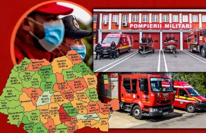 RO-Alert la ISU. Număr tot mai mare de pensionări și demisii în ultimii ani. Pompierii abia mai fac față în unele județe. Date exclusive