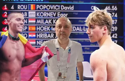 „Kornev, nu știai cu cine te pui! Cu DAVID POPOVICI!”. Emil Hossu Longin, comentariu istoric al finalei 100 de metri de la Europenele de la Paris. Video