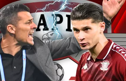 Situație explozivă în vestiarul Rapidului: “Alex Dobre și Costel Gâlcă NU își vorbesc!”