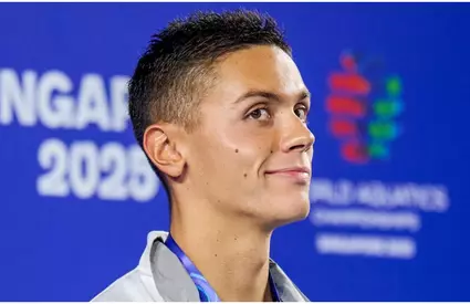 Ce tatuaj și-a făcut David Popovici! A luat titlul național și s-a mândrit cu el