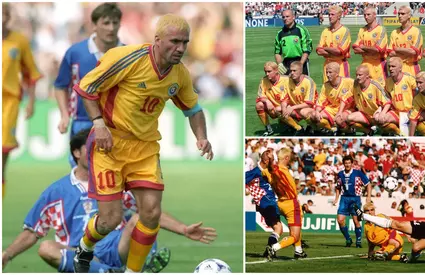 Se împlinesc 28 de ani de la ultimul meci jucat de România la Mondiale: Hagi, Popescu și Petrescu, eliminați de Boban, Suker și Asanovic
