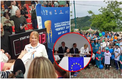 Prezență surpriză lângă Nadia Comăneci la Onești. Pe cine a trimis președintele Nicușor Dan să fie alături de ”Zeița de la Montreal”, la întoarcerea acasă