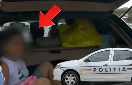 Ce explicație au primit polițiștii de la un tată prins beat la volan, care își purta copiii în portbagaj: „Nu e sigur indiferent de situație”