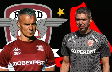 Cine e marea favorită în Rapid – Dinamo, primul derby bucureștean. Daniel Pancu și Nuno Campos, plusuri și minusuri după „era Gâlcă” și „era Kopic”