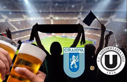 Ce se întâmplă, de fapt, la Supercupa României. Fanii pot bea bere pe stadion la Universitatea Craiova – U Cluj? Anunț oficial