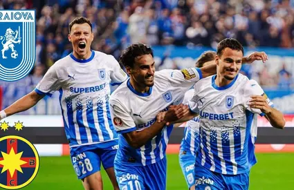 Universitatea Craiova o devansează pe FCSB și devine cea mai valoroasă echipă din SuperLiga. Cine este cel mai scump fotbalist din lot