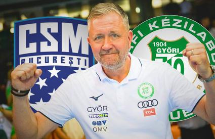 Per Johansson vrea finala Gyor – CSM Bucureşti: „Am sentimente puternice! Ar fi o finală electrizantă la Budapesta!” Interviu exclusiv