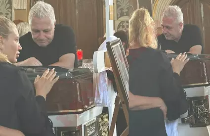 Marius Șumudică, în lacrimi la înmormântarea lui Constantin Covaciu: „Dumnezeu îi ia pe cei buni”. Dinamo nu a mai plătit locul de veci. EXCLUSIV