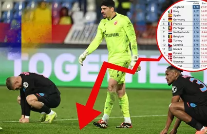 Dezastru! România a căzut în clasamentul coeficienților după surpriza serii din Europa League. Ce țări ne mai pot întrece?