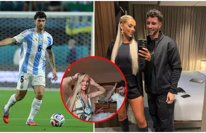 Reacția virală a iubitei lui Marcos Senesi după ce argentinianul, aflat în vacanță, a fost chemat la Cupa Mondială. Imagini virale