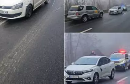 Un profesor din Caraș-Severin a tamponat mașina fostei iubite și a fugit. Avea interdicție să se apropie de ea