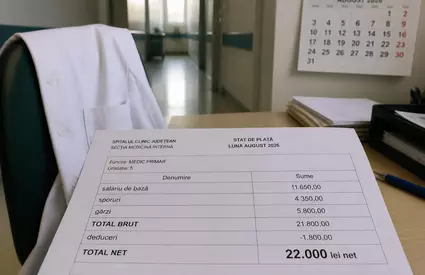 Medicii primari pot încasa până la 22.000 lei net lunar