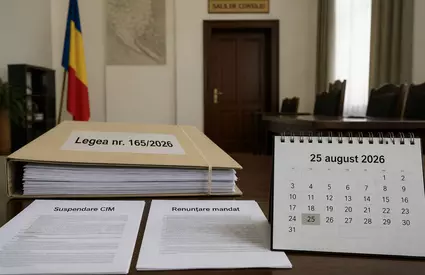 Până la 25 august 2026, mii de consilieri locali și județeni angajați la stat trebuie să aleagă între mandat și job