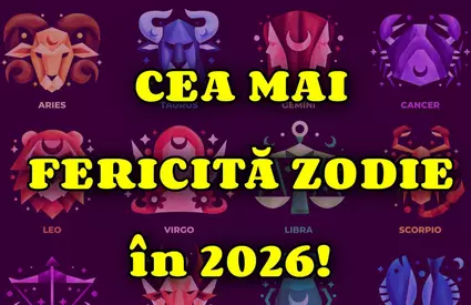 Ea este cea mai fericită zodie în 2026! Dacă ești în zodia asta, felicitări! Astrele îți dăruiesc aripi de lumină și bucurie! Curg banii, iubirea și sănătatea