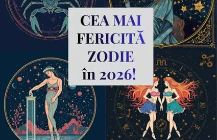 EA este CEA MAI FERICITĂ ZODIE în 2026! 🥰 Dacă ești în zodia asta, FELICITĂRI! Astrele îți dăruiesc aripi de lumină și bucurie! 👇