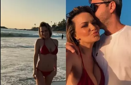 Cine este bărbatul cu care s-a afișat Andreea Antonescu pe plajă. Imaginile în care EL o sărută tandru au devenit virale. Dar și mesajul ei spune totul