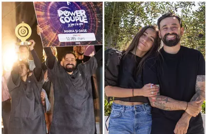 Oase și Maria Pitică, primele declarații după ce au câștigat marea finală Power Couple sezonul 3. Cei doi au plecat acasă cu marele trofeu și un cec foarte consistent: "Oricine poate face asta dacă își dorește cu adevărat"