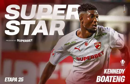 Kennedy Boateng e jucătorul etapei după dubla de la Ovidiu