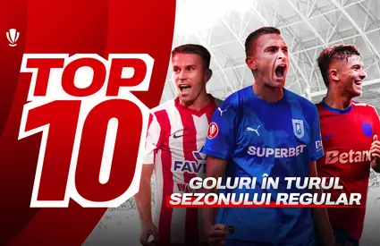 Top 10 goluri marcate în turul sezonului regular din Superliga. Care e preferatul tău?