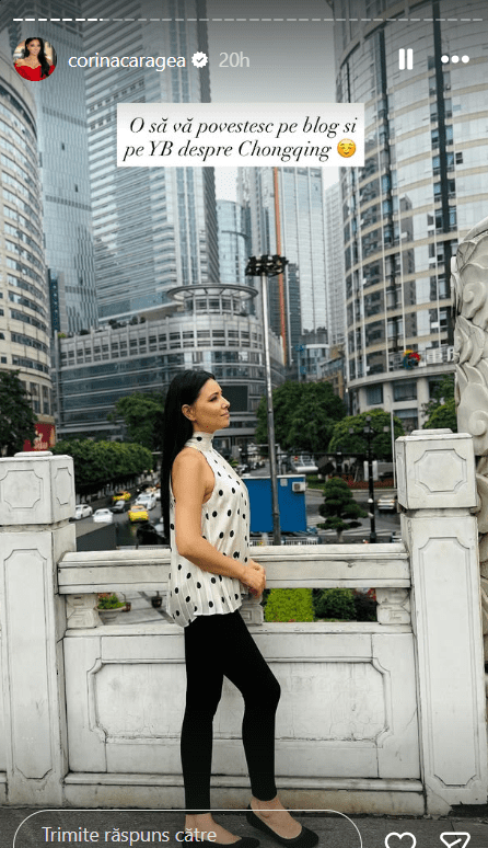 Corina Caragea in China