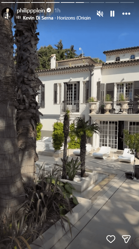 Philipp Plein si casa lui